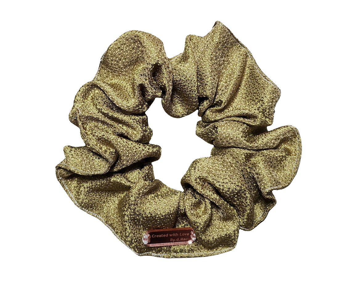 Thai Silk Woven- Green Gold, Size: XL, Elasticity: Medium elastic strength
