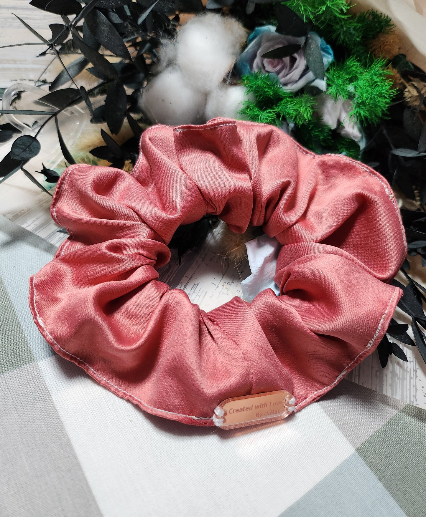 Polyester - Rose, Size: XL, Elasticity: Low elastic strength