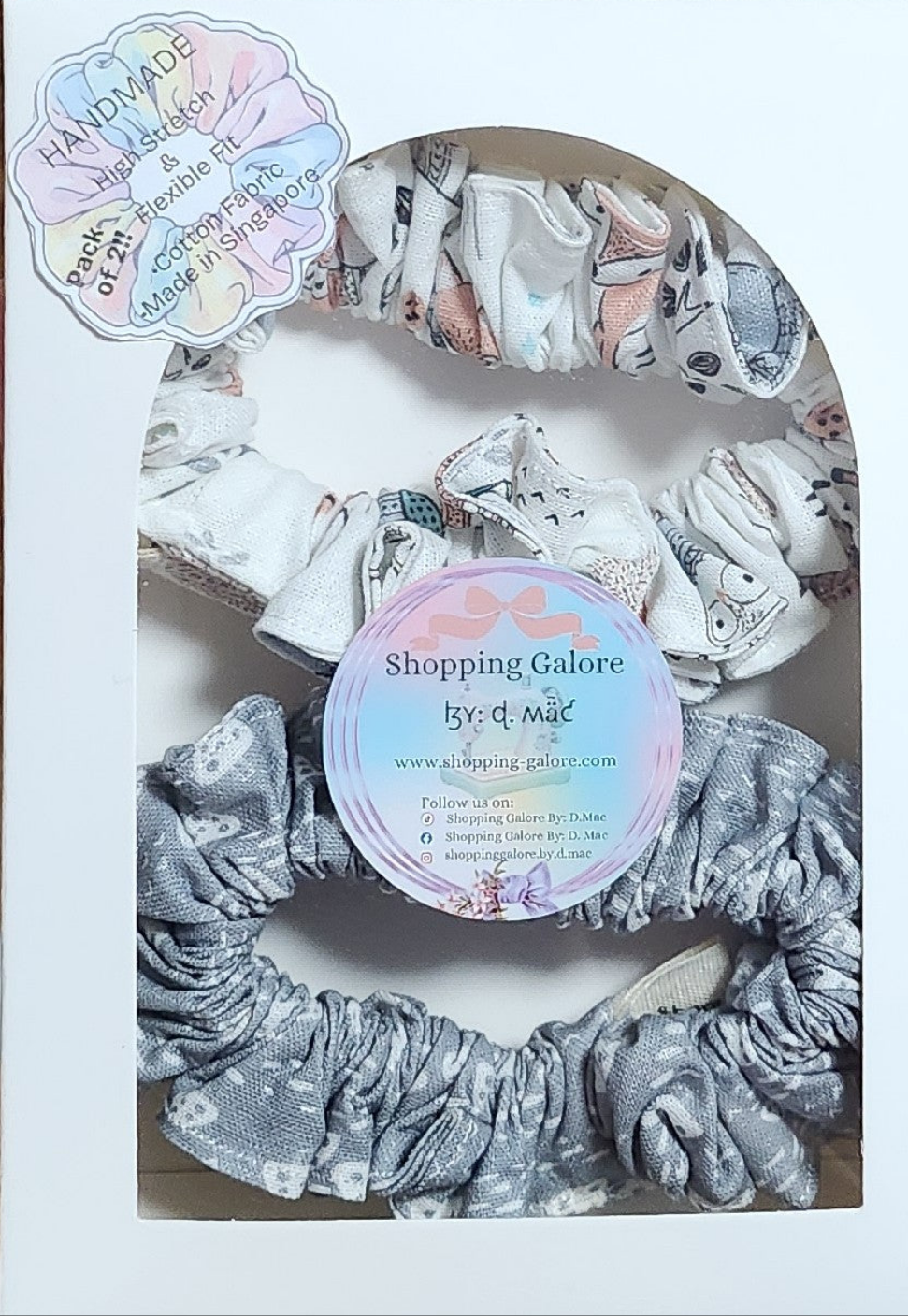 Pack of 2 Scrunchies - M